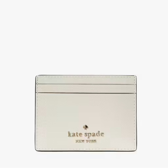 kate spade Handbags - Kate Spade NWT Madison Small Slim Card Holder - Meringue